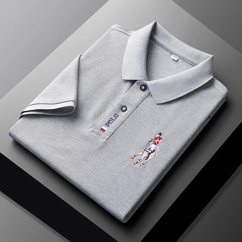 Camisa Polo Masculina Bordada Solvaré