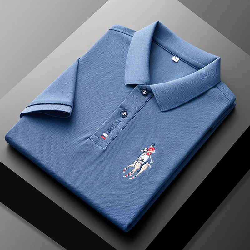Camisa Polo Masculina Bordada Solvaré