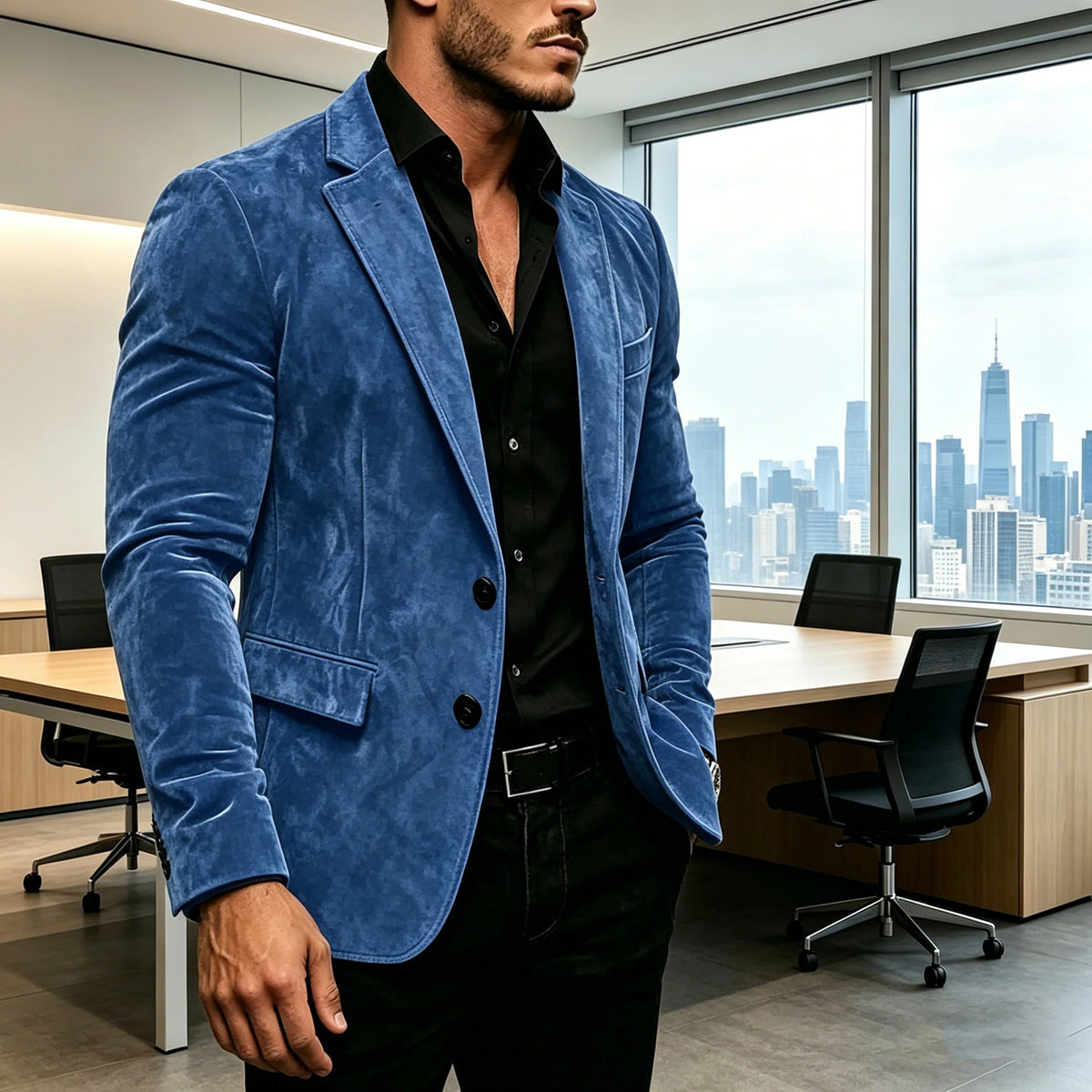 Blazer Masculino Slim Rivermark