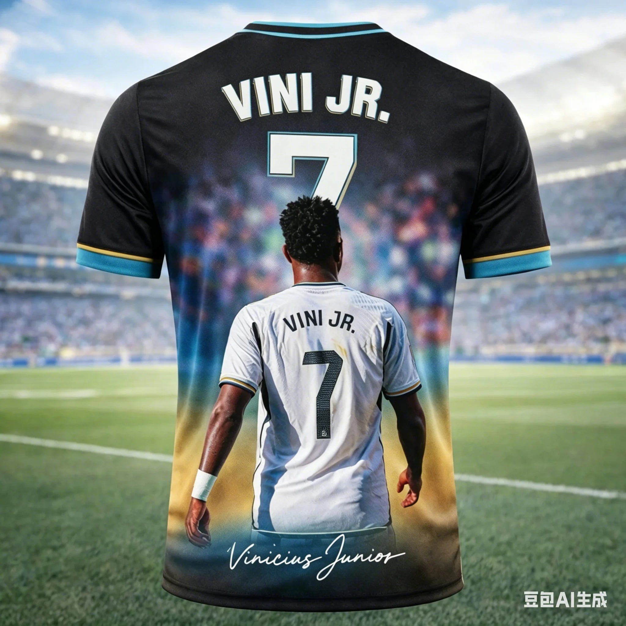 Camisa Masculina Esportiva T-Shirt Estampa 3D Superestrela Vini Jr