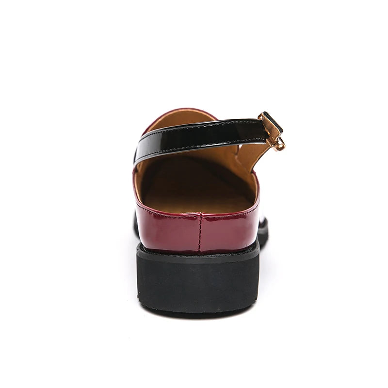 Sapato Masculino Mule Social Couro Envernizado by Loja Bruna Modas