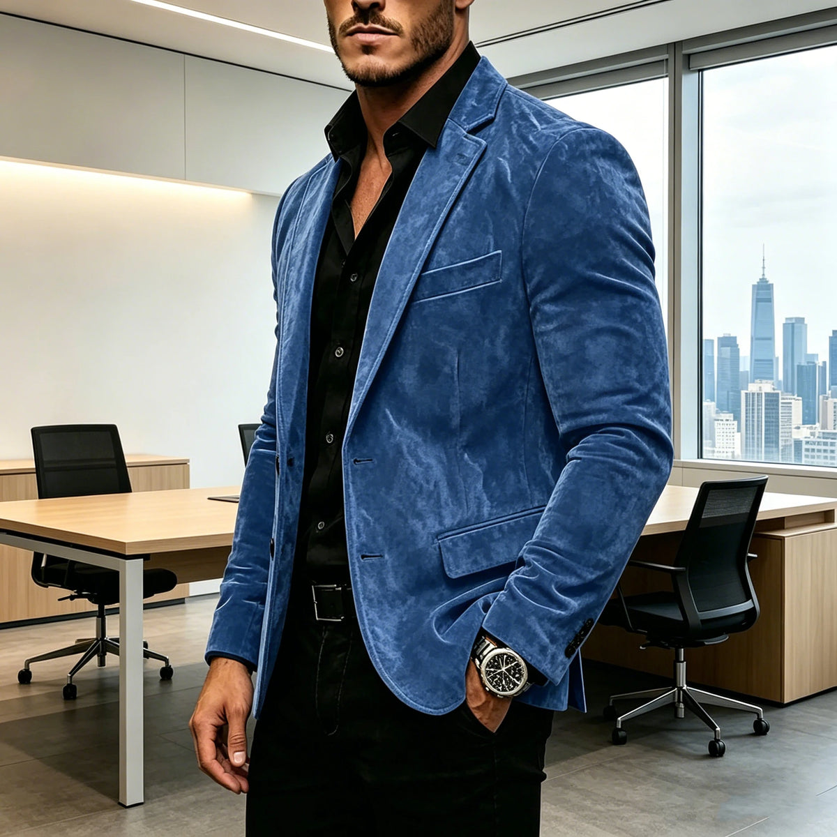 Blazer Masculino Slim Rivermark