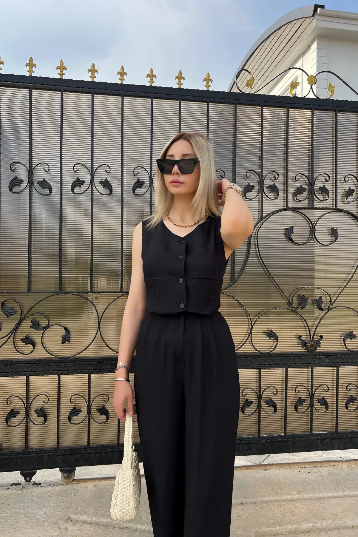 Conjunto Feminino Calça e Blusa Marise