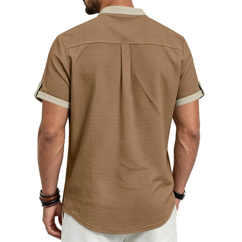 Camiseta Masculina Henley Costavento