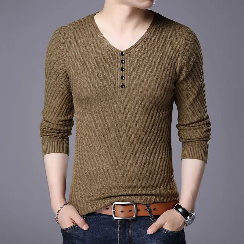 Suéter Masculino Listrado Hanver
