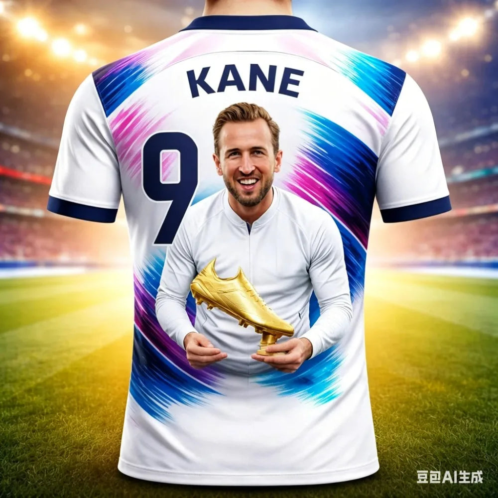 Camisa Masculina T-Shirt Com Estampa 3D Harry Kane