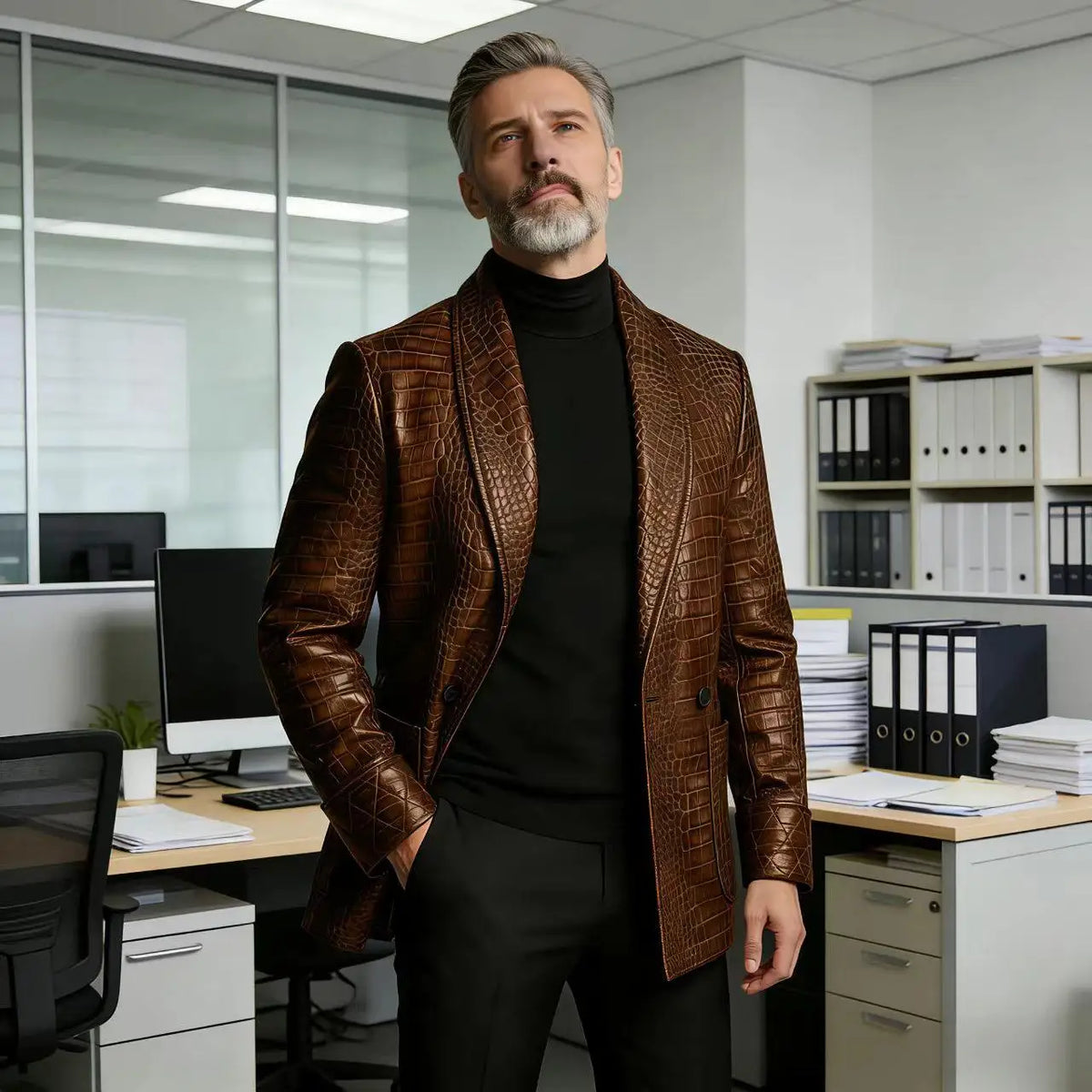Blazer Masculino Transpassado Stonefold