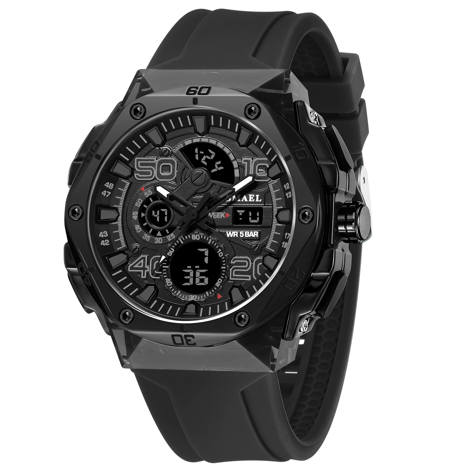 Relógio de Pulso Masculino Esportivo de Quartzo