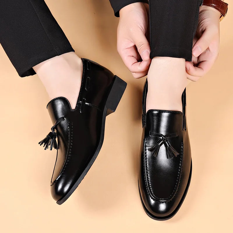 Sapato Social Masculino Slip-ON Feito a Mão by Loja Bruna Modas