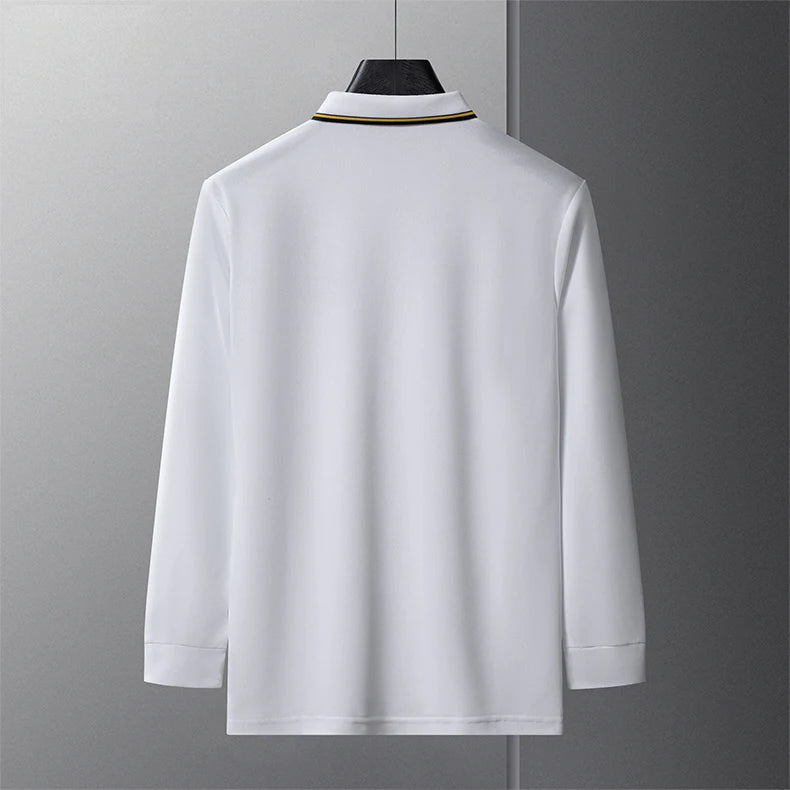 Camisa Polo Masculina Manga Comprida