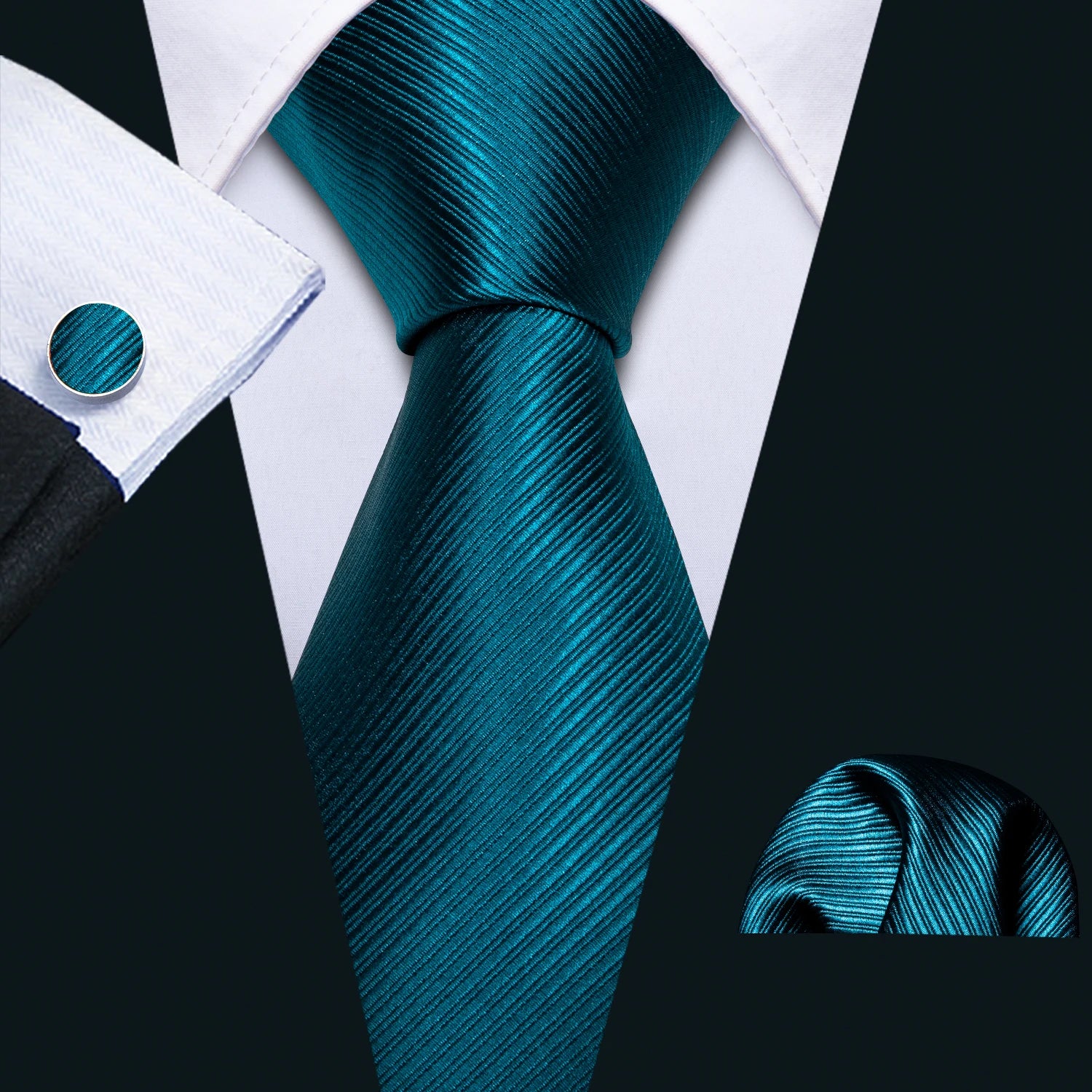 Gravata Masculina Clássico Social com Acessórios