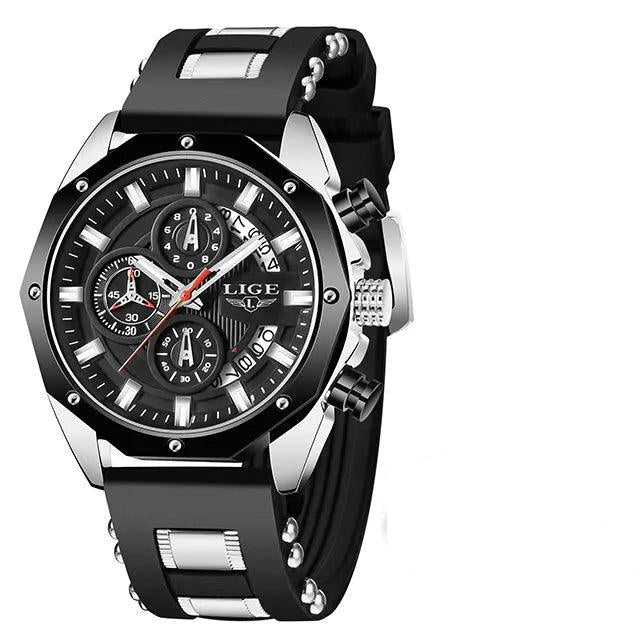 Relógio Masculino Esportivo de Quartzo Lige