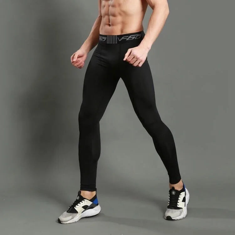 Calça Masculina Esportiva Legging De Compressão Secagem Rápida