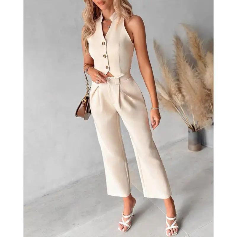 Conjunto Feminino Colete e Calça