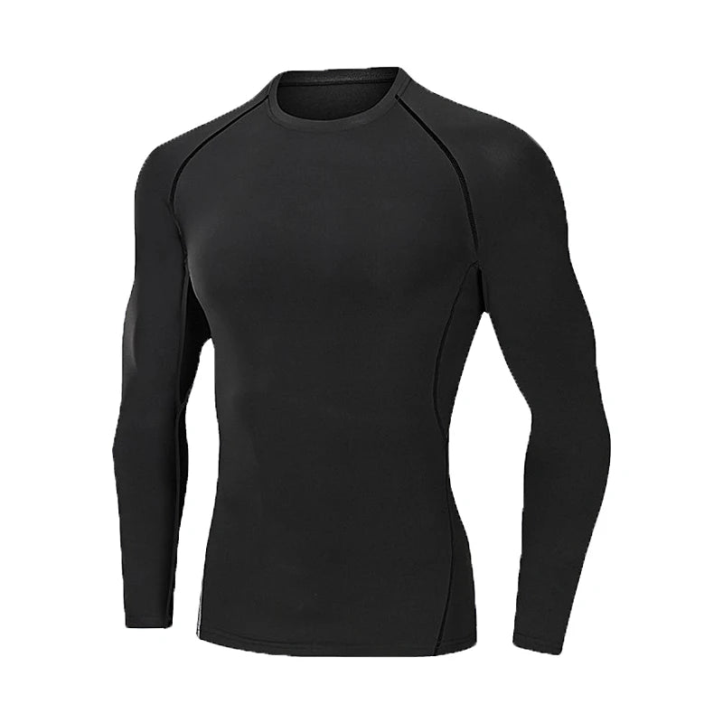 Conjunto Masculino Fitness Calça e Camisa Manga Longa Secagem Rápida