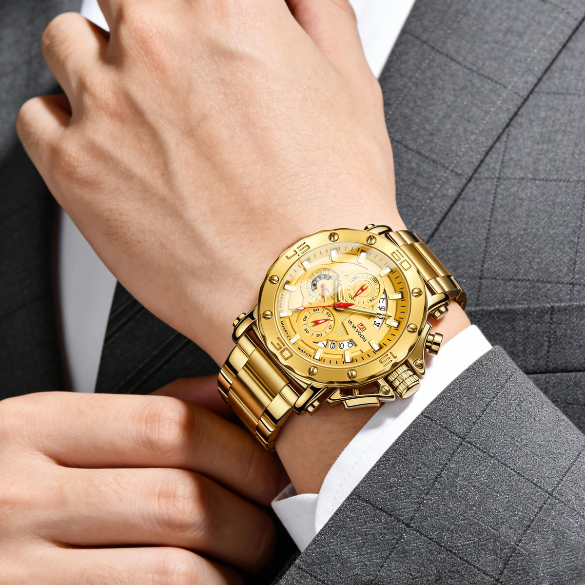 Relógio Masculino Esportivo Monarch Chrono