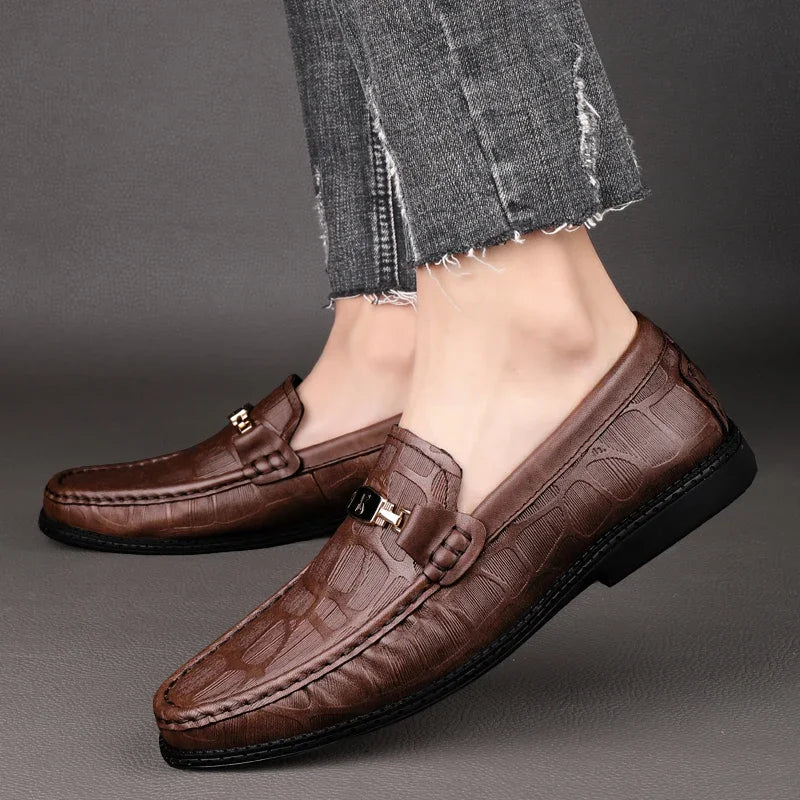 Mocassim Masculino Casual Lorenzo em Couro