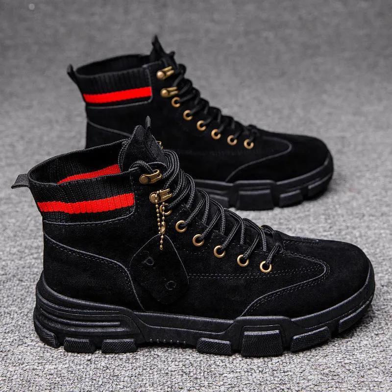 Bota Masculina Orven de Cano Curto em PU