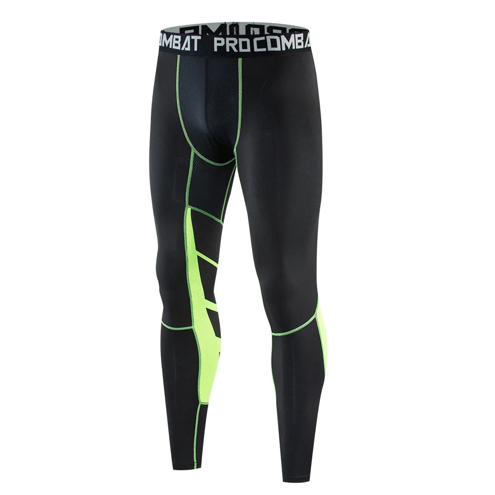 Calça Masculina Esportiva Legging De Compressão Secagem Rápida