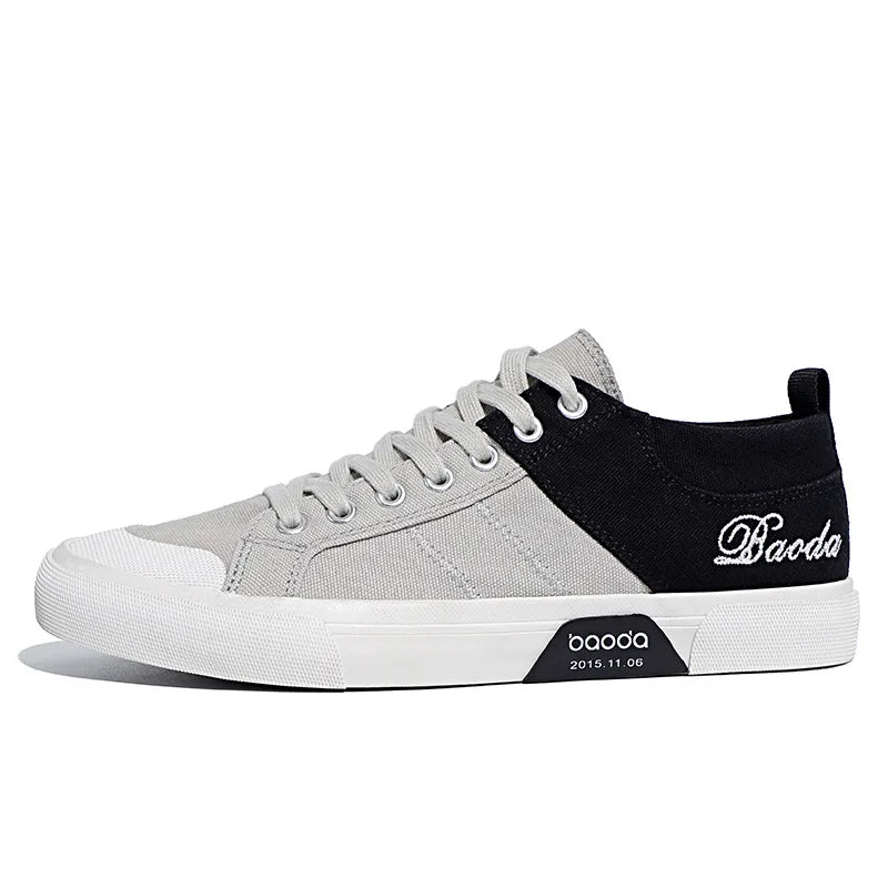 Tênis Masculino de Lona Slip-On Lanecrest