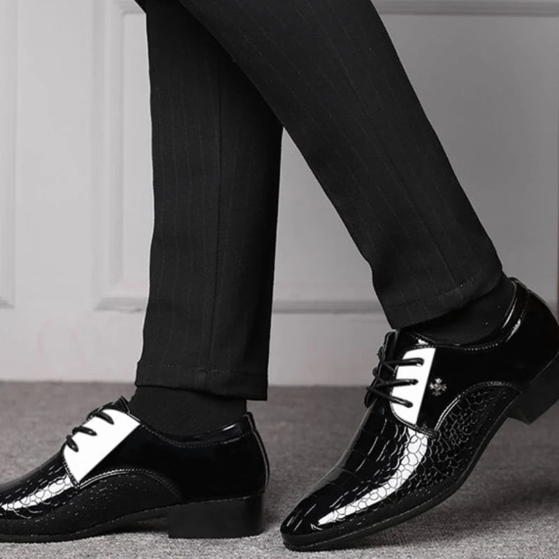Sapato Social Masculino Preto de Luxo by Loja Bruna Modas