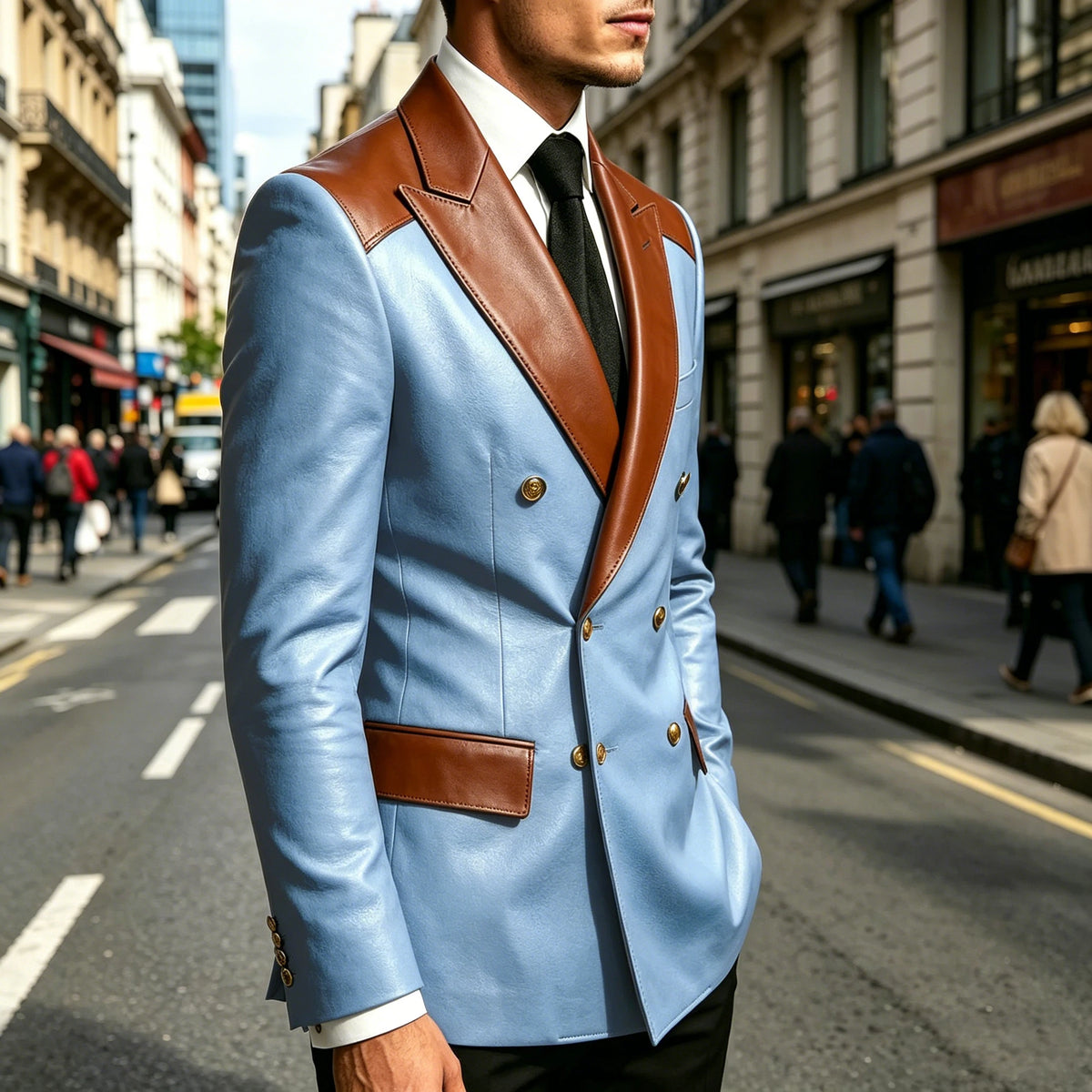 Blazer Masculino Transpassado Duskline