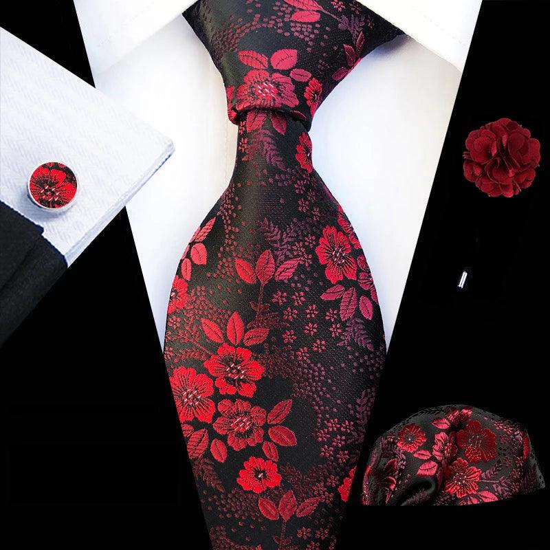Gravata Masculina Floral
