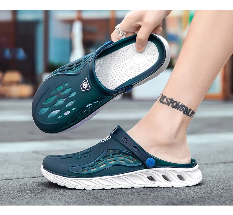 Sandália Masculina Casual de Praia Respiravel