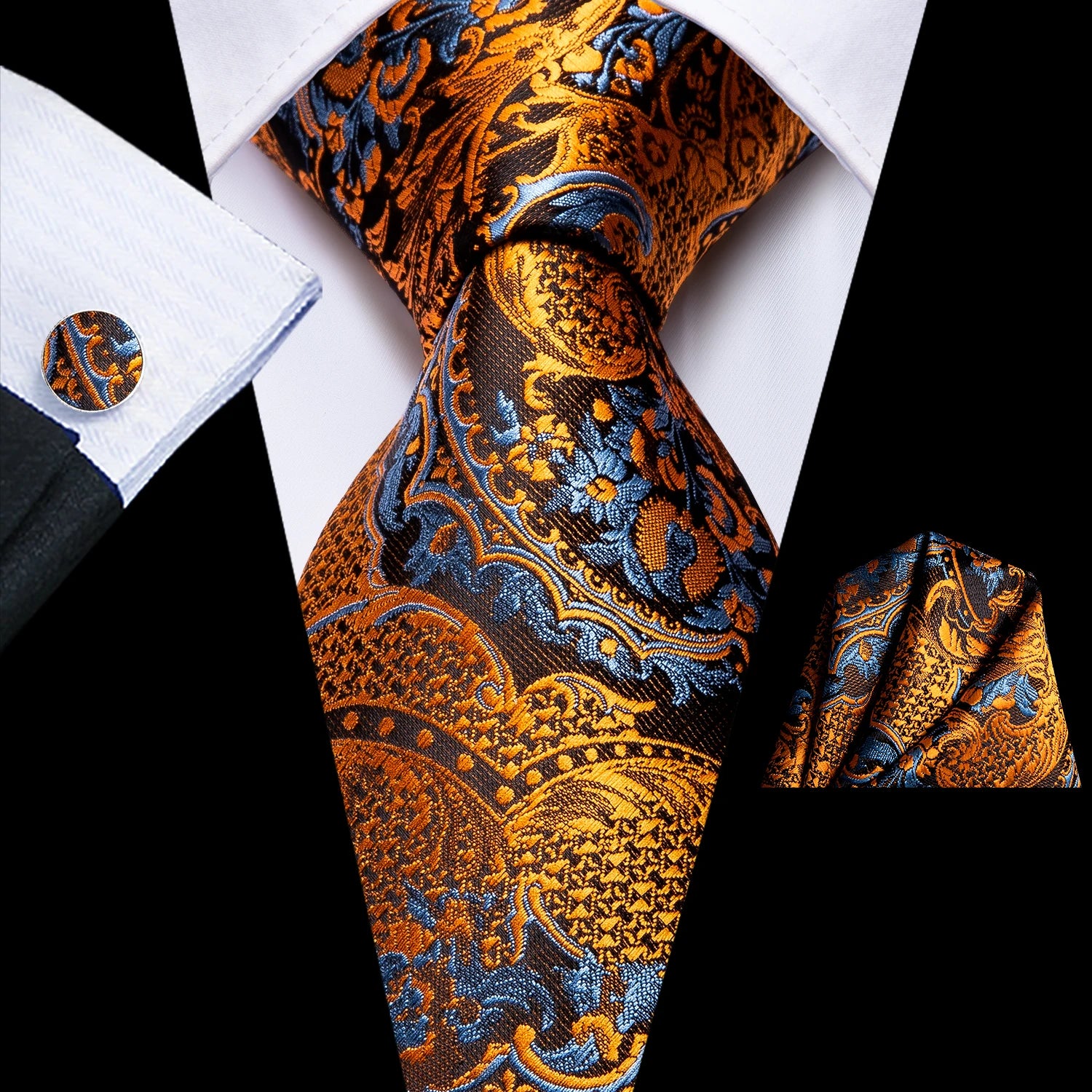 Gravata Masculina de Luxo com Acessórios