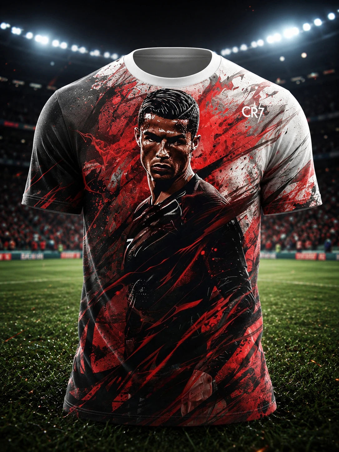 Camisa Masculina Esportiva T-Shirt com Estampa 3D Superestrela