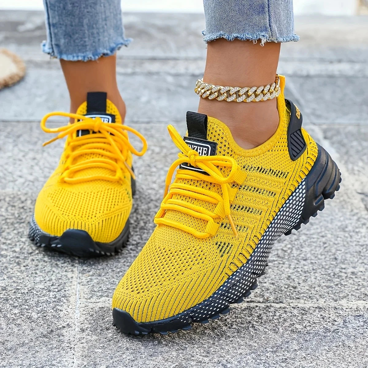 Tênis Feminino Esportivo Malha Respirável