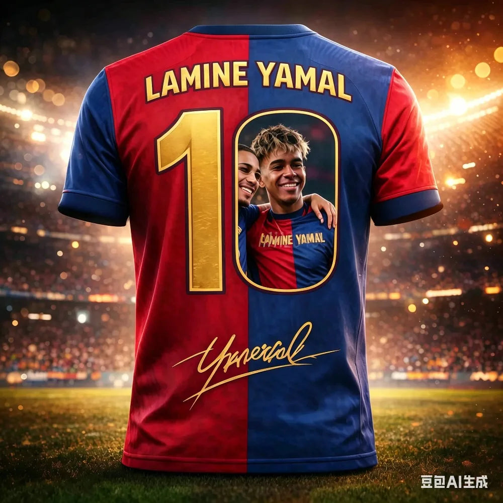 Camisa Masculina Esportiva Superestrela Lamine Yamal