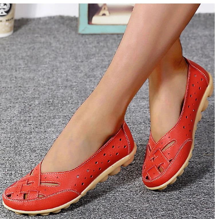 Mocassim Feminino Celine em Couro PU