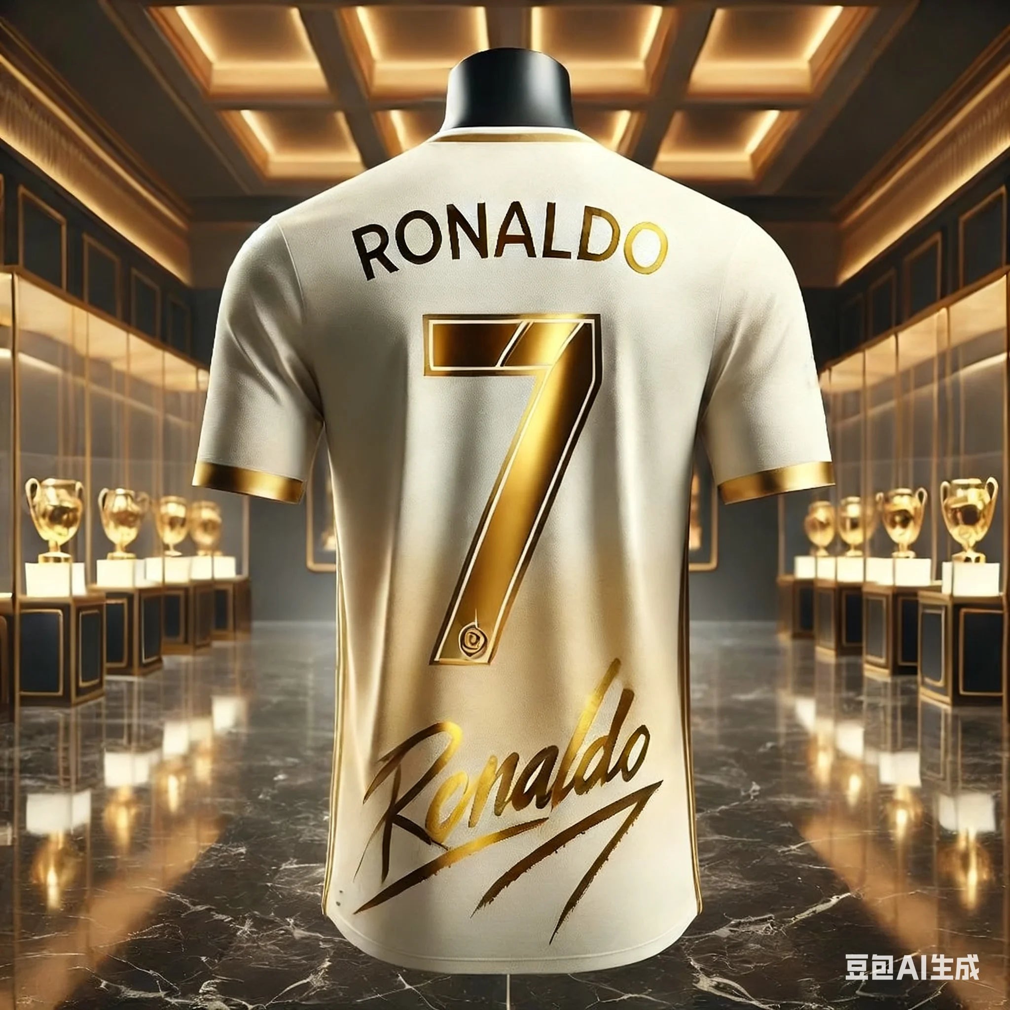 Camisa Masculina Esportiva com Estampa 3D Cristiano Ronaldo