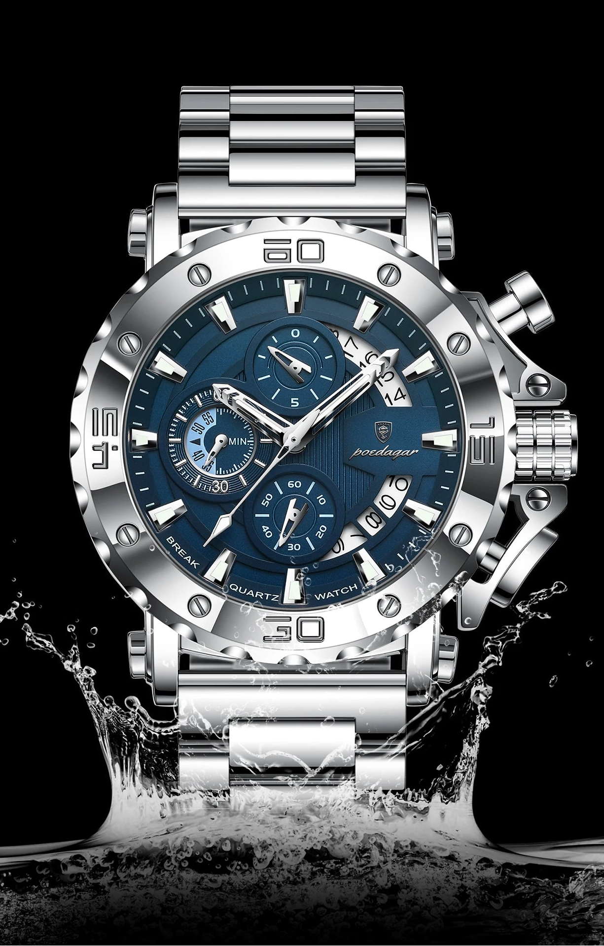 Relógio Masculino Esportivo Tideway Chrono