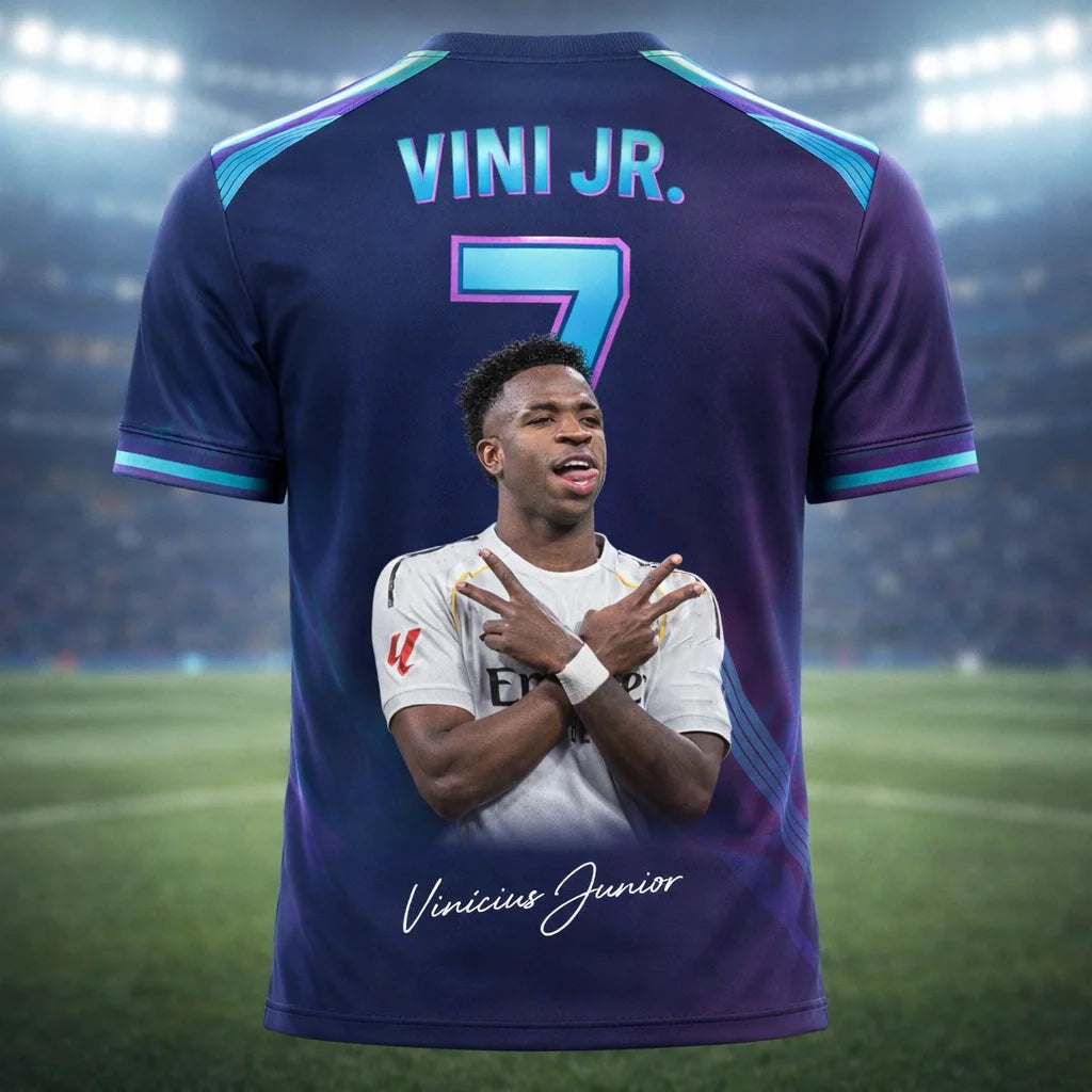 Camisa Masculina Esportiva T-Shirt Estampa 3D Superestrela Vini Jr
