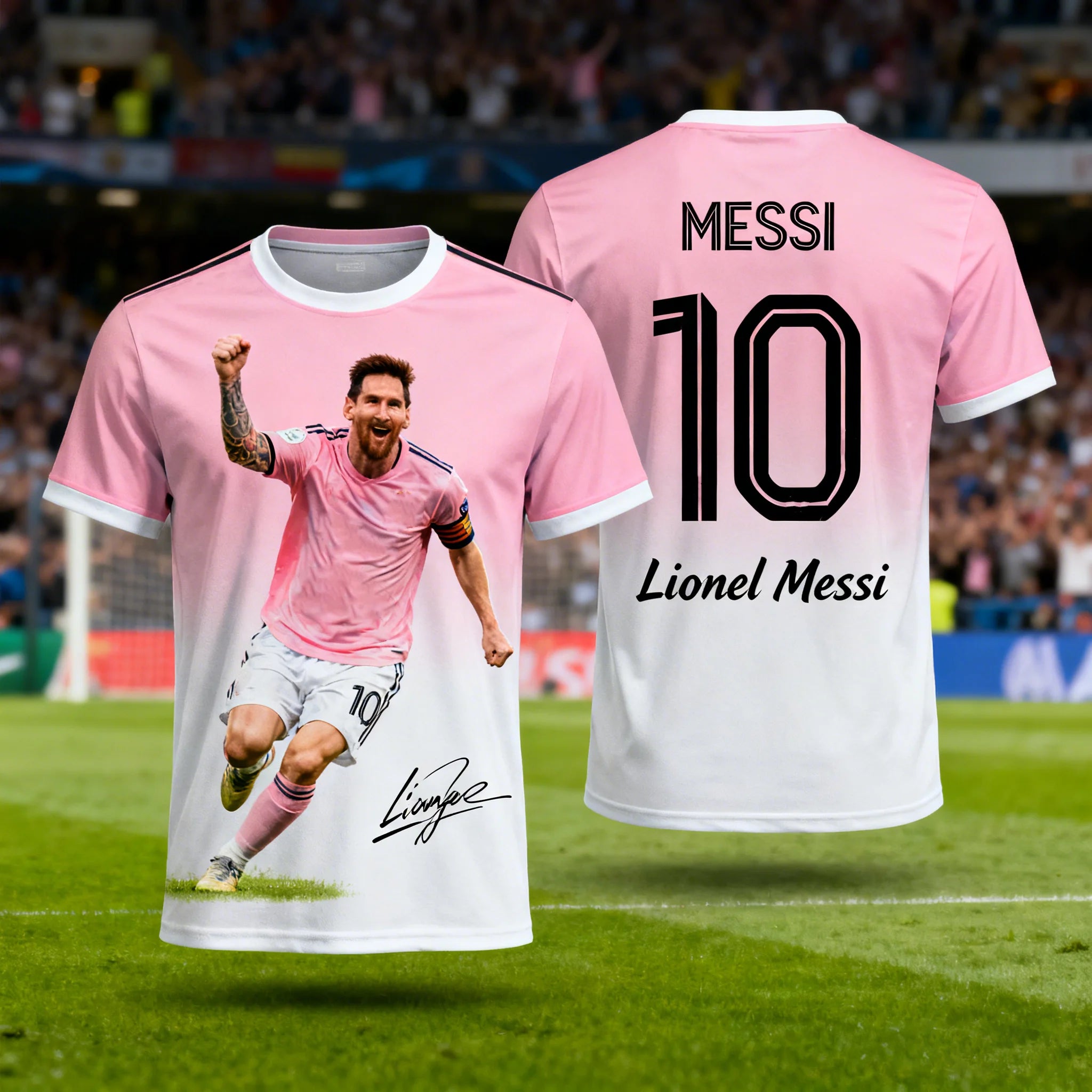 Camisa Masculina Esportiva com Estampa 3D de Superestrela