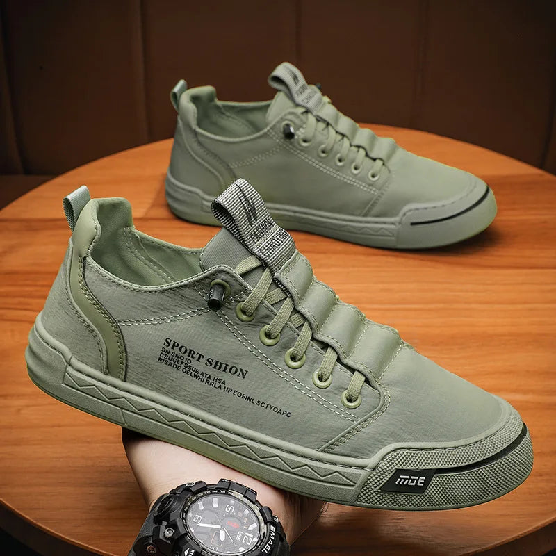 Sapato Masculino Casual Lona de Seda