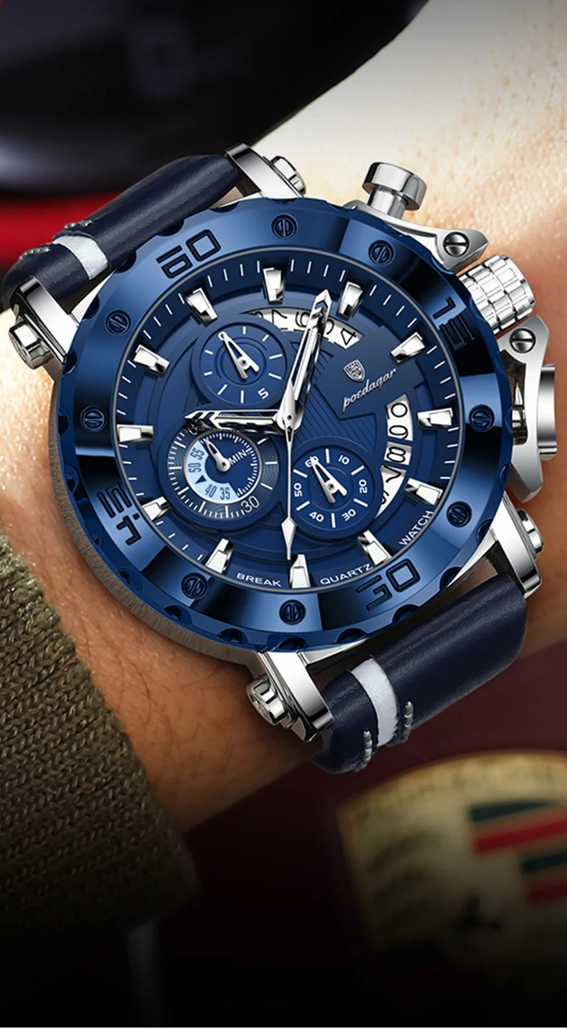 Relógio Masculino Esportivo Grandmark Chrono