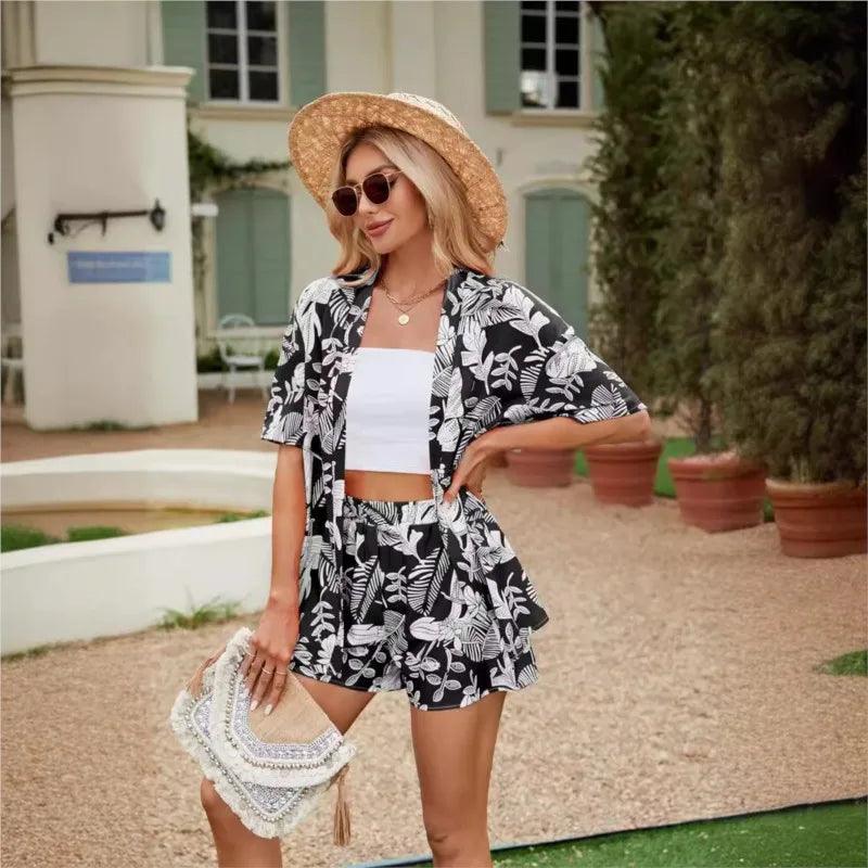 Conjunto Feminino com Estampa Floral