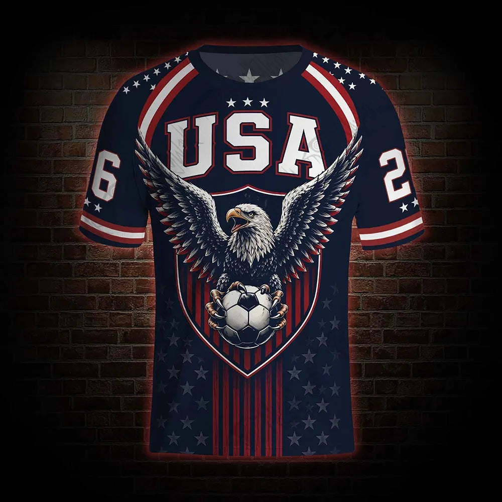 Camisa Masculina Esportiva T-Shirt Futebol Americano