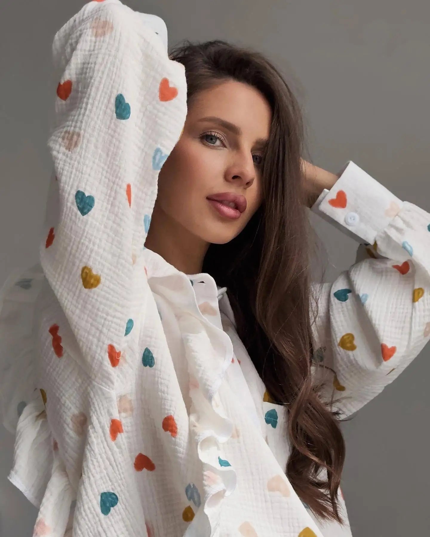 Conjunto Feminino Short e Camisa Bianca