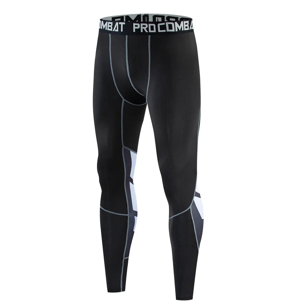 Calça Masculina Esportiva Legging De Compressão Secagem Rápida