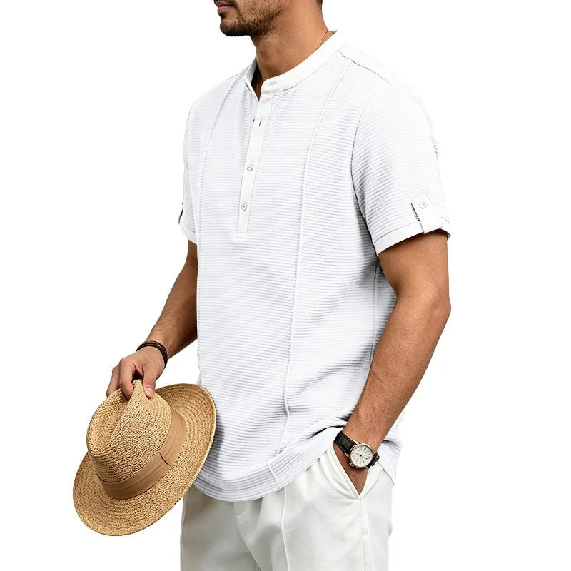Camiseta Masculina Henley Costavento