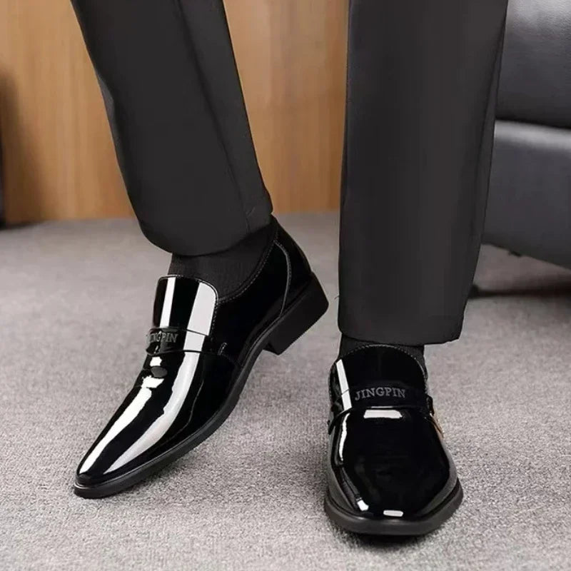 Sapato Social Masculino Oxford Brilhante by Loja Bruna Modas