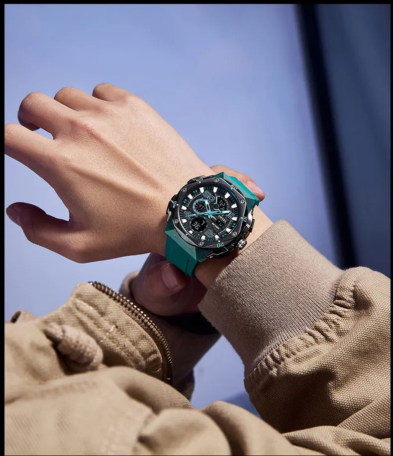 Relógio de Pulso Masculino Esportivo de Quartzo