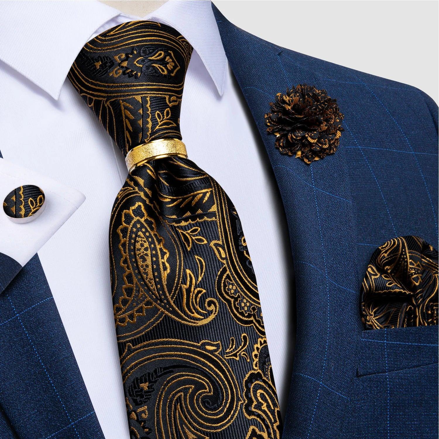 Gravata Masculina Floral