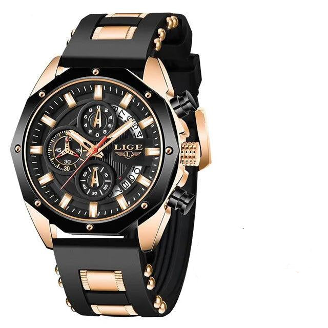 Relógio Masculino Esportivo de Quartzo Lige