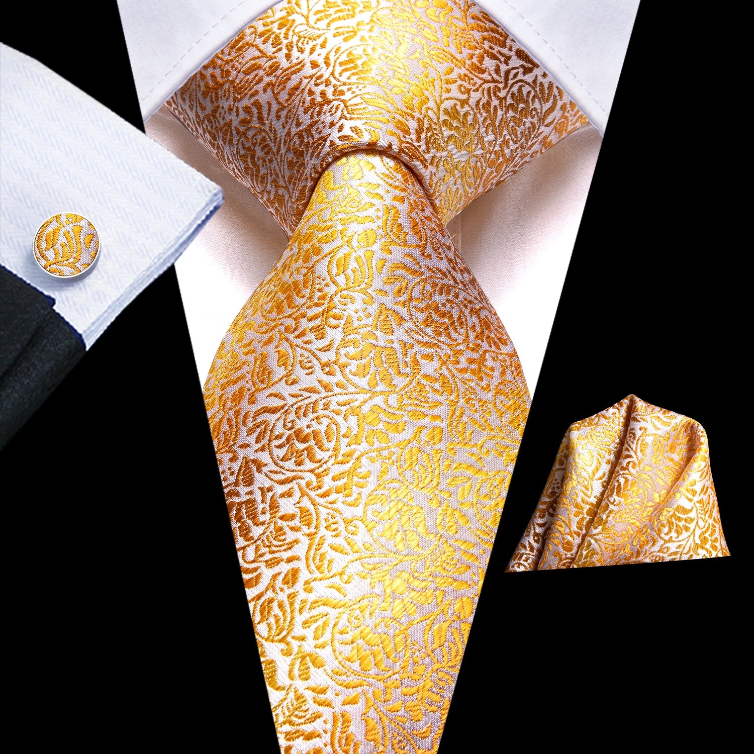 Kit de Gravata Masculina com Lenço Milano