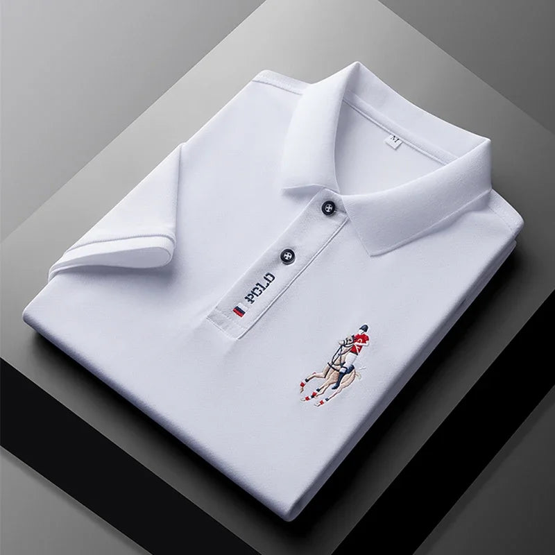 Camisa Polo Masculina Bordada Solvaré